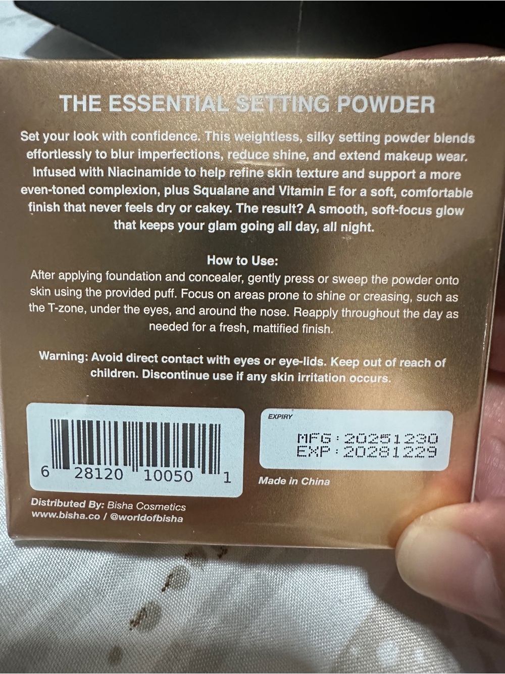 BISHA Setting Powder- Tokyo Translucent. - Picture 3 of 3